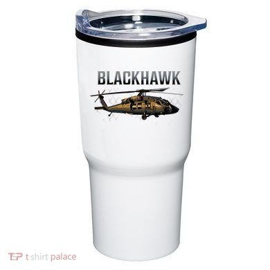 Blackhawk Military Helicopter Tumbler