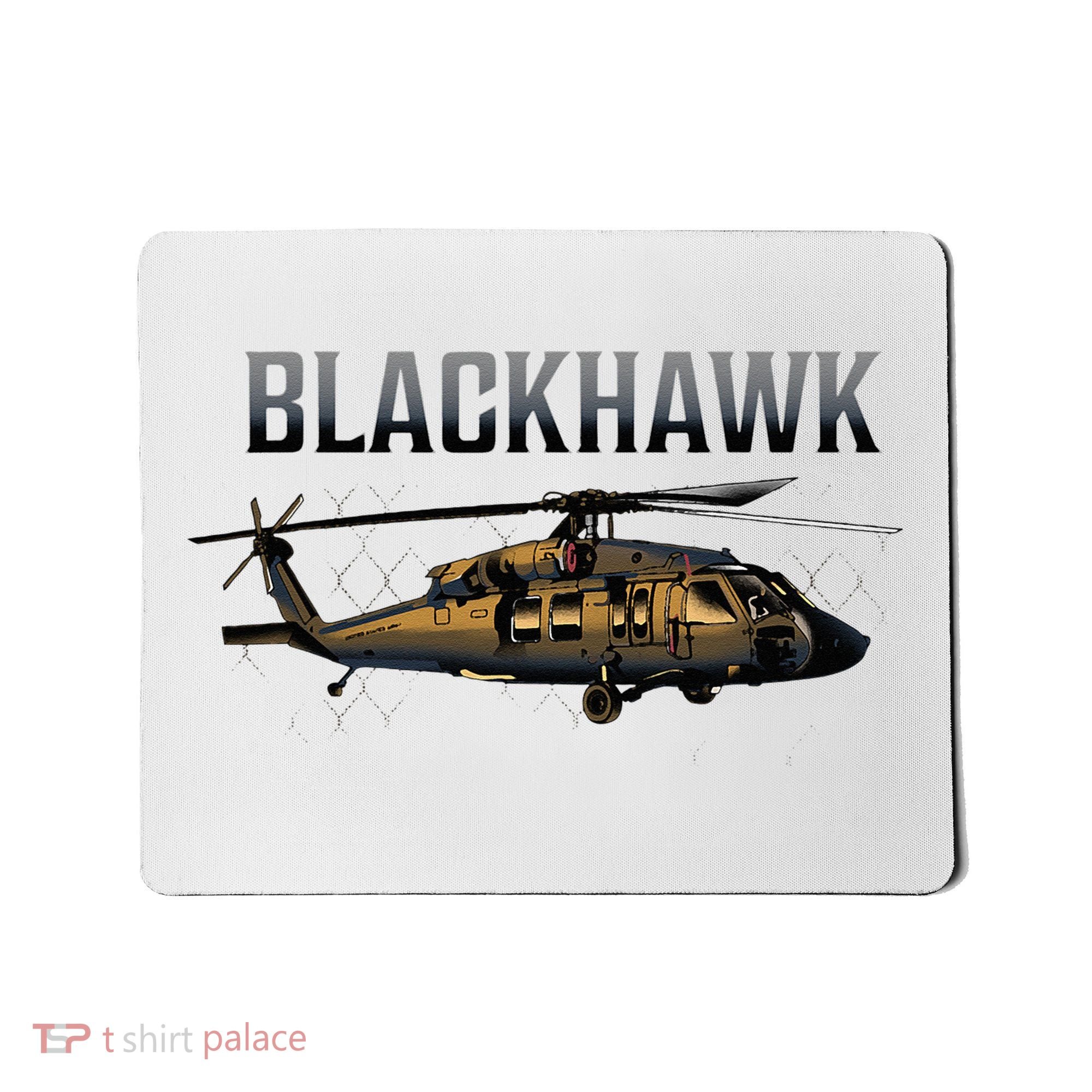 Blackhawk Military Helicopter Mousepad