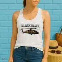 Blackhawk Military Helicopter Women's Tank Top thumb 2