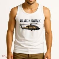 Blackhawk Military Helicopter Tank Top thumb 3