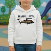 Blackhawk Military Helicopter Kids Hoodie thumb 3