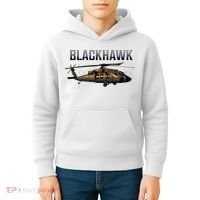 Blackhawk Military Helicopter Kids Hoodie thumb 4