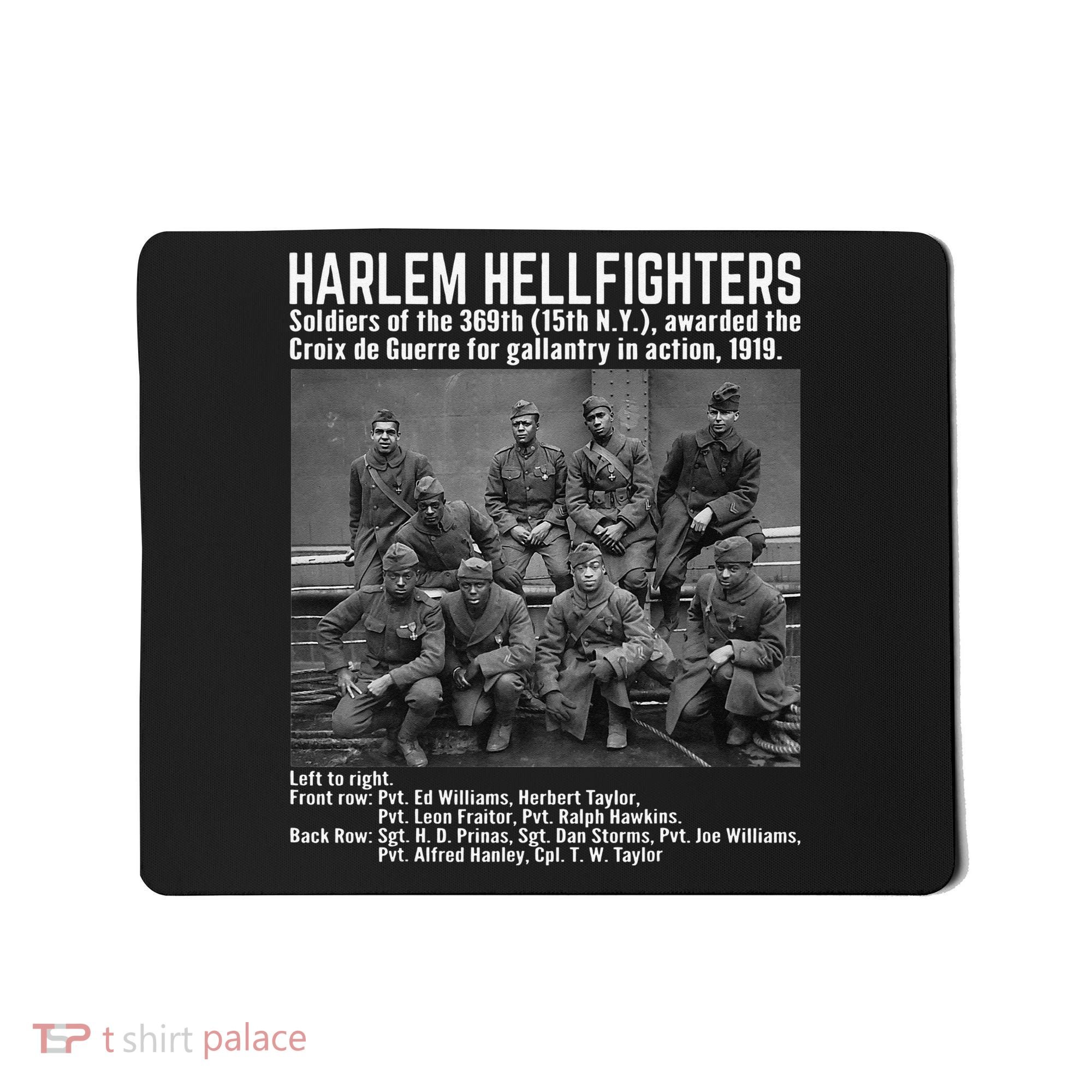 Black Military History USA Black History Harlem Hellfighters Mousepad