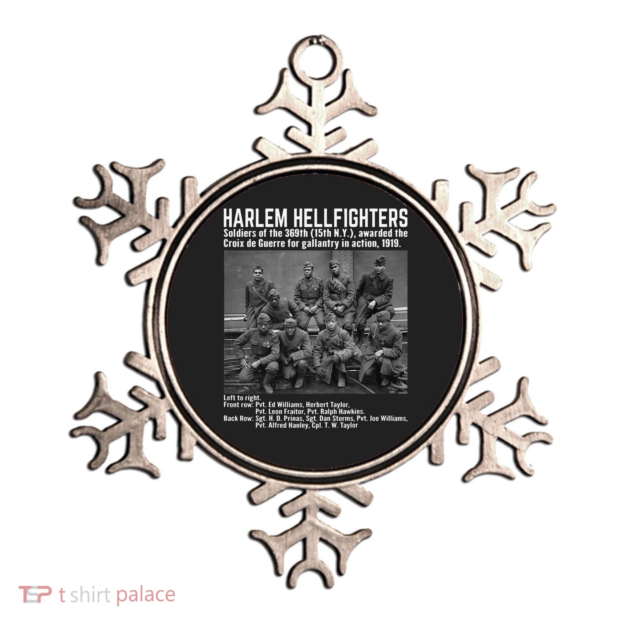 Black Military History USA Black History Harlem Hellfighters Ornament