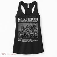 Black Military History USA Black History Harlem Hellfighters Women's Tank Top thumb 0