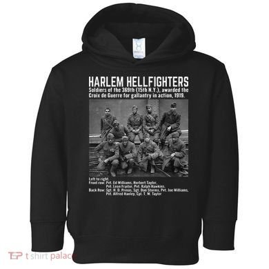 Black Military History USA Black History Harlem Hellfighters Toddler Hoodie