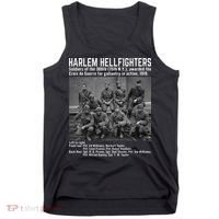 Black Military History USA Black History Harlem Hellfighters Tank Top thumb 0