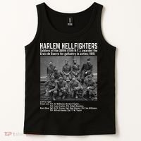 Black Military History USA Black History Harlem Hellfighters Tank Top thumb 2