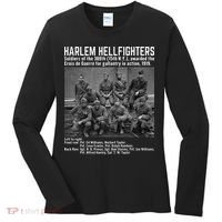 Black Military History USA Black History Harlem Hellfighters Women's Long Sleeve Shirt thumb 0