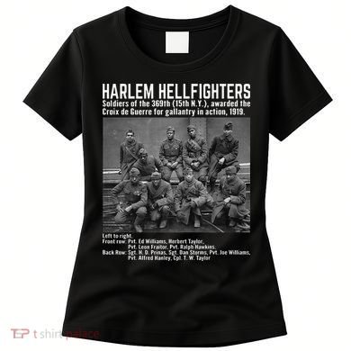 Black Military History USA Black History Harlem Hellfighters Women's T-Shirt
