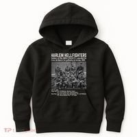Black Military History USA Black History Harlem Hellfighters Kids Hoodie thumb 0
