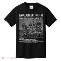 Black Military History USA Black History Harlem Hellfighters Kids T-Shirt thumb 0