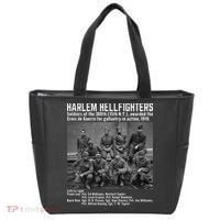 Black Military History USA Black History Harlem Hellfighters Tote Bag thumb 0