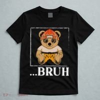 Bruh Meme Hip Hop Teddy Bear Funny Teens Teenager T-Shirt thumb 5