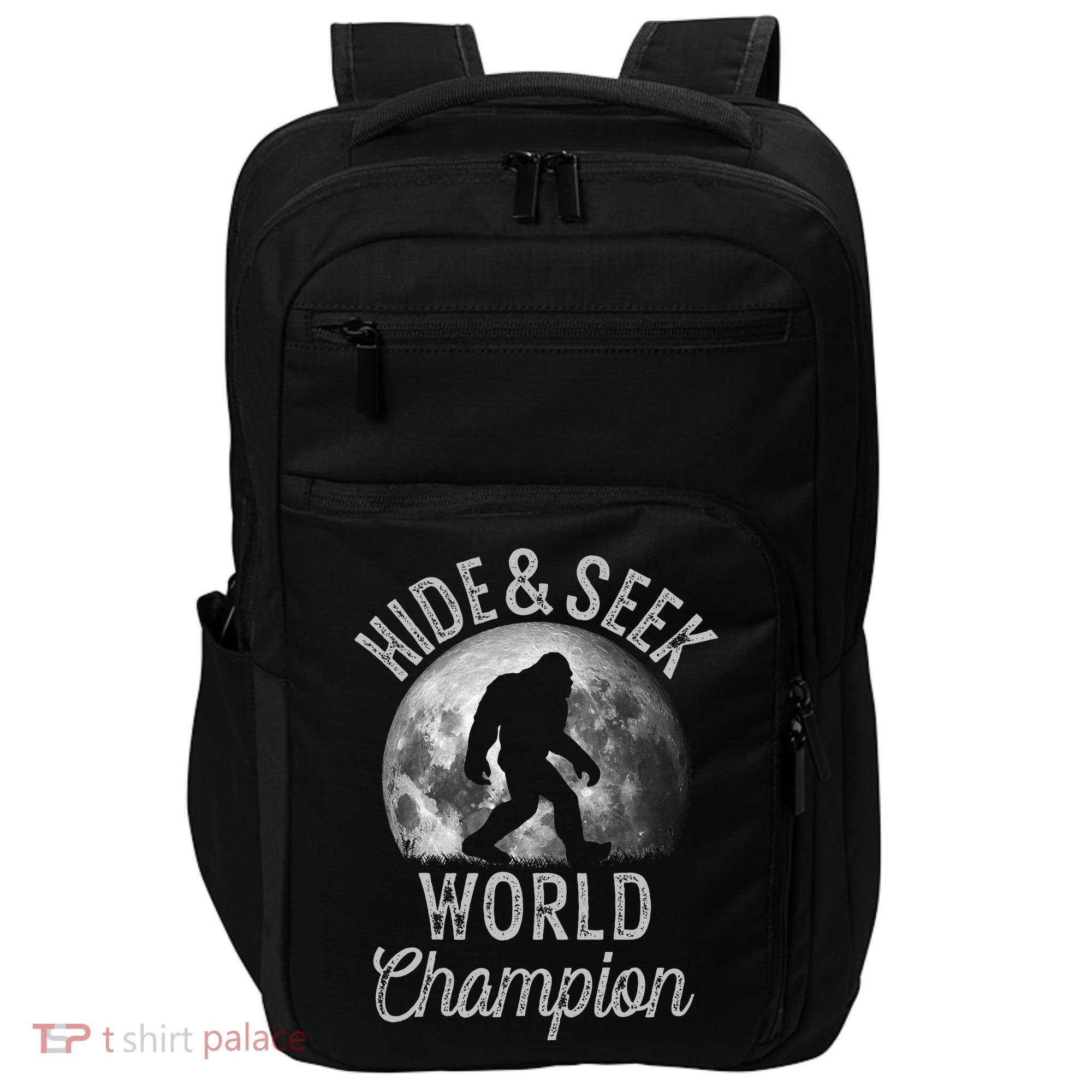 Bigfoot Moon Hide And Seek World Champion Sasquatch Impact Tech Backpack