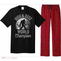 Bigfoot Moon Hide And Seek World Champion Sasquatch Pajama Set thumb 0