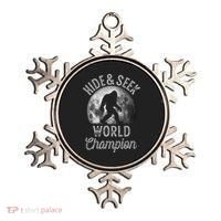 Bigfoot Moon Hide And Seek World Champion Sasquatch Ornament thumb 0