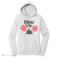 Blow Me Hilarious Trendy Birthday Women's Hoodie thumb 0