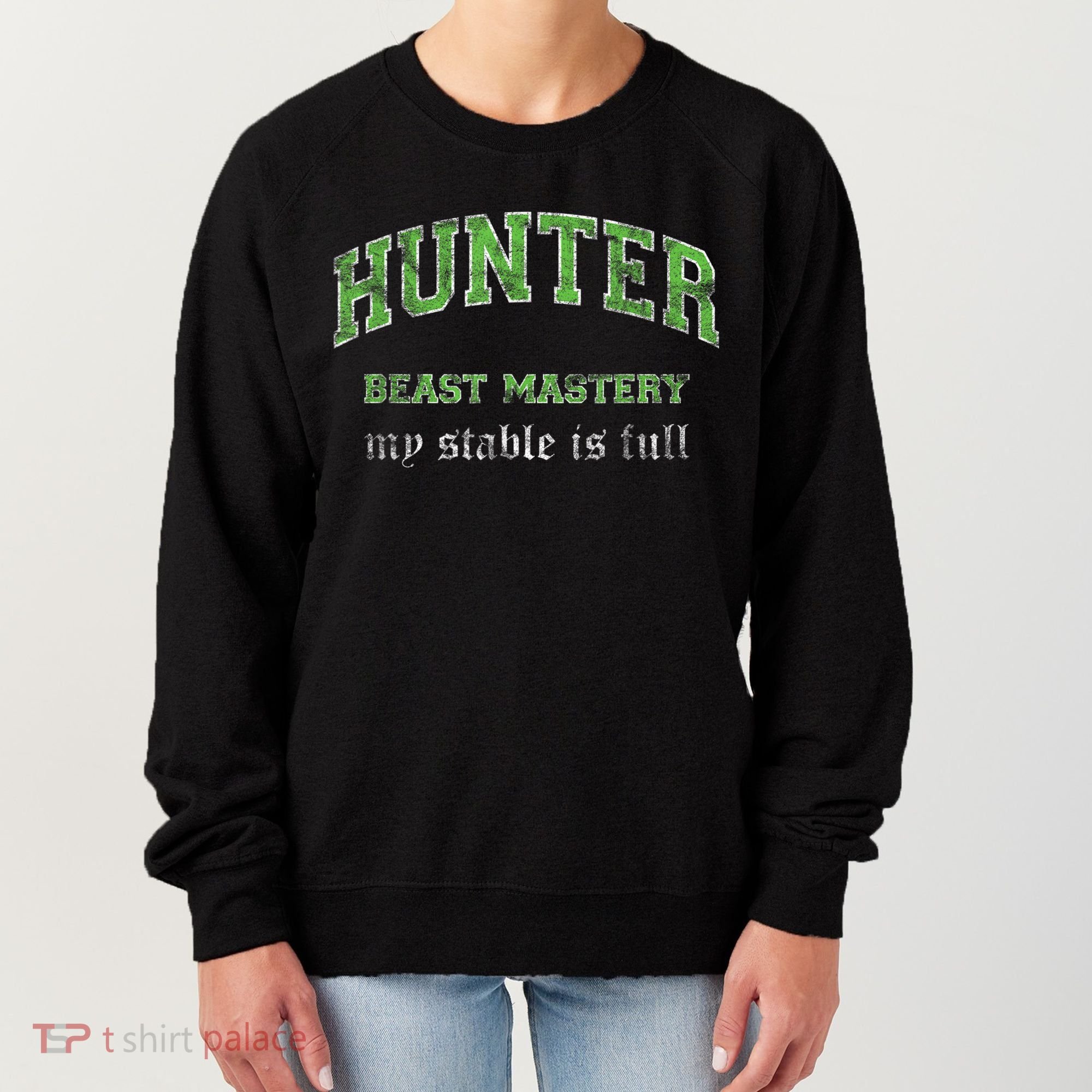 Beast Mastery Hunter MMO Gamer Women's Sweatshirt