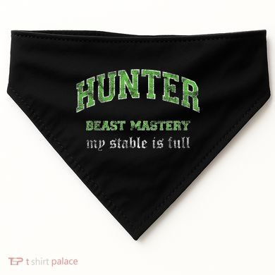 Beast Mastery Hunter MMO Gamer USA-Made Doggie Bandana