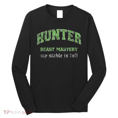 Beast Mastery Hunter MMO Gamer Long Sleeve Shirt