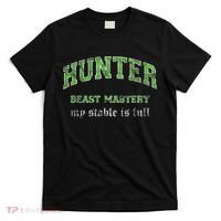 Beast Mastery Hunter MMO Gamer T-Shirt thumb 0