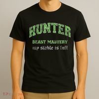 Beast Mastery Hunter MMO Gamer T-Shirt thumb 3