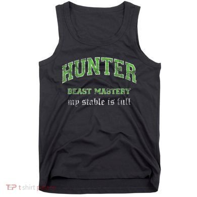 Beast Mastery Hunter MMO Gamer Tank Top