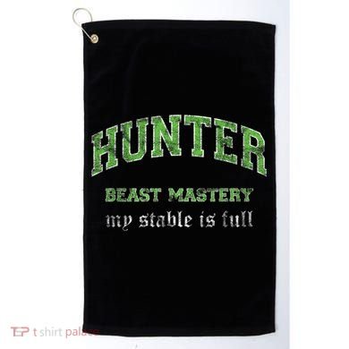 Beast Mastery Hunter MMO Gamer Golf Towel