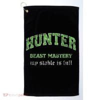 Beast Mastery Hunter MMO Gamer Golf Towel thumb 0