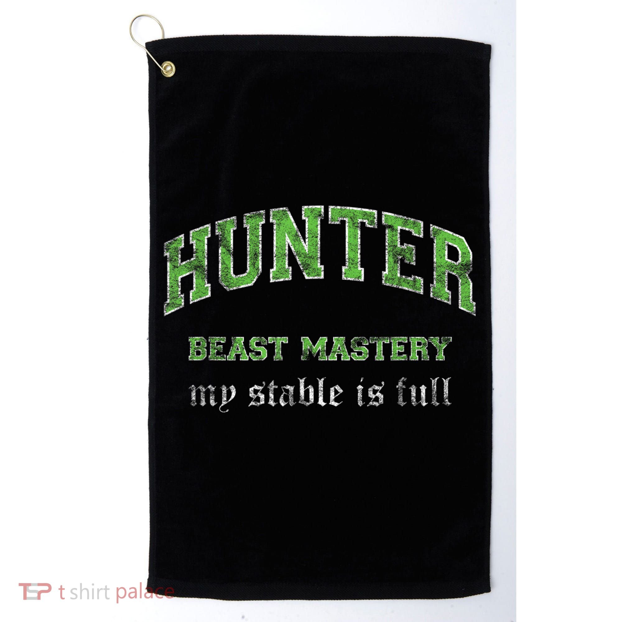 Beast Mastery Hunter MMO Gamer Golf Towel