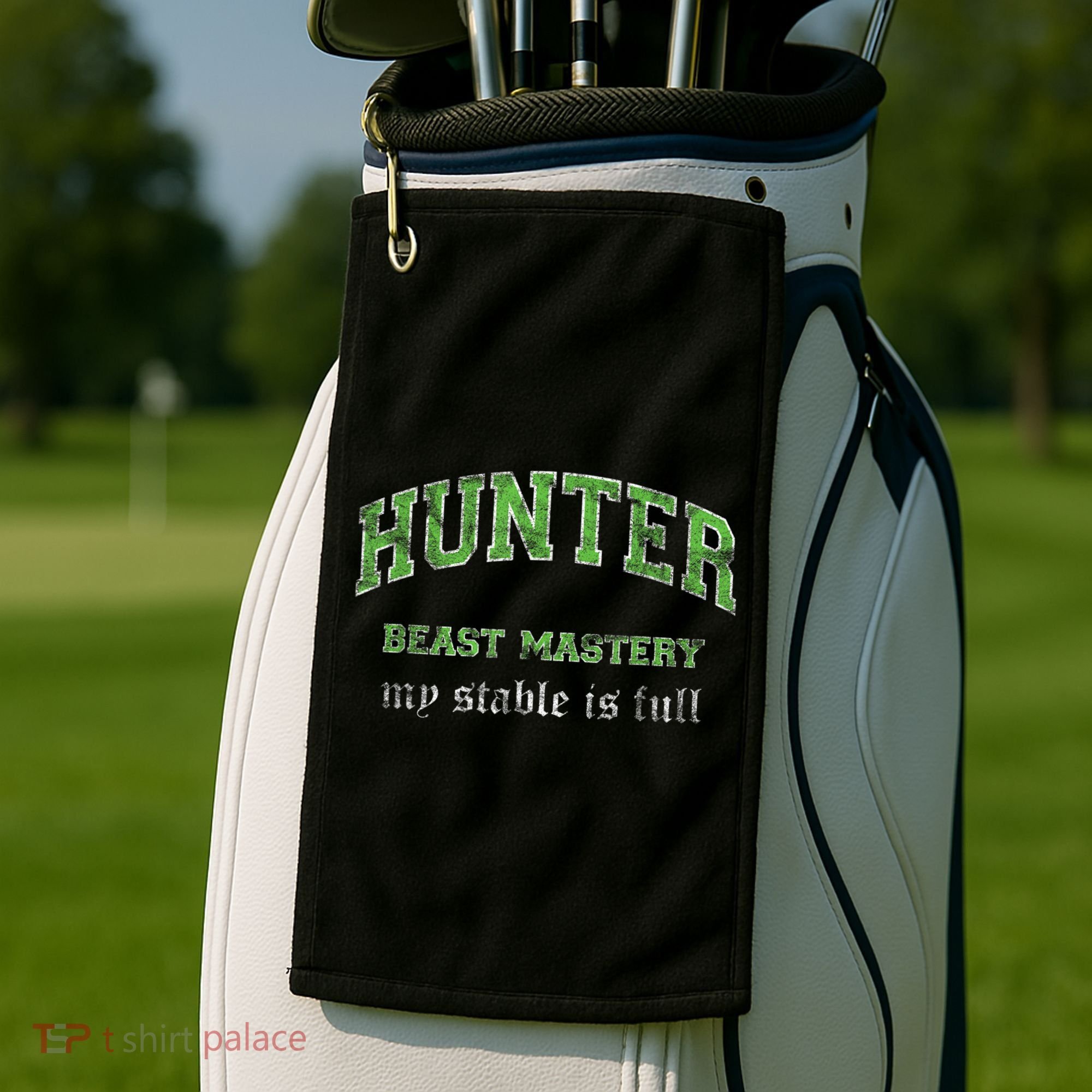 Beast Mastery Hunter MMO Gamer Golf Towel