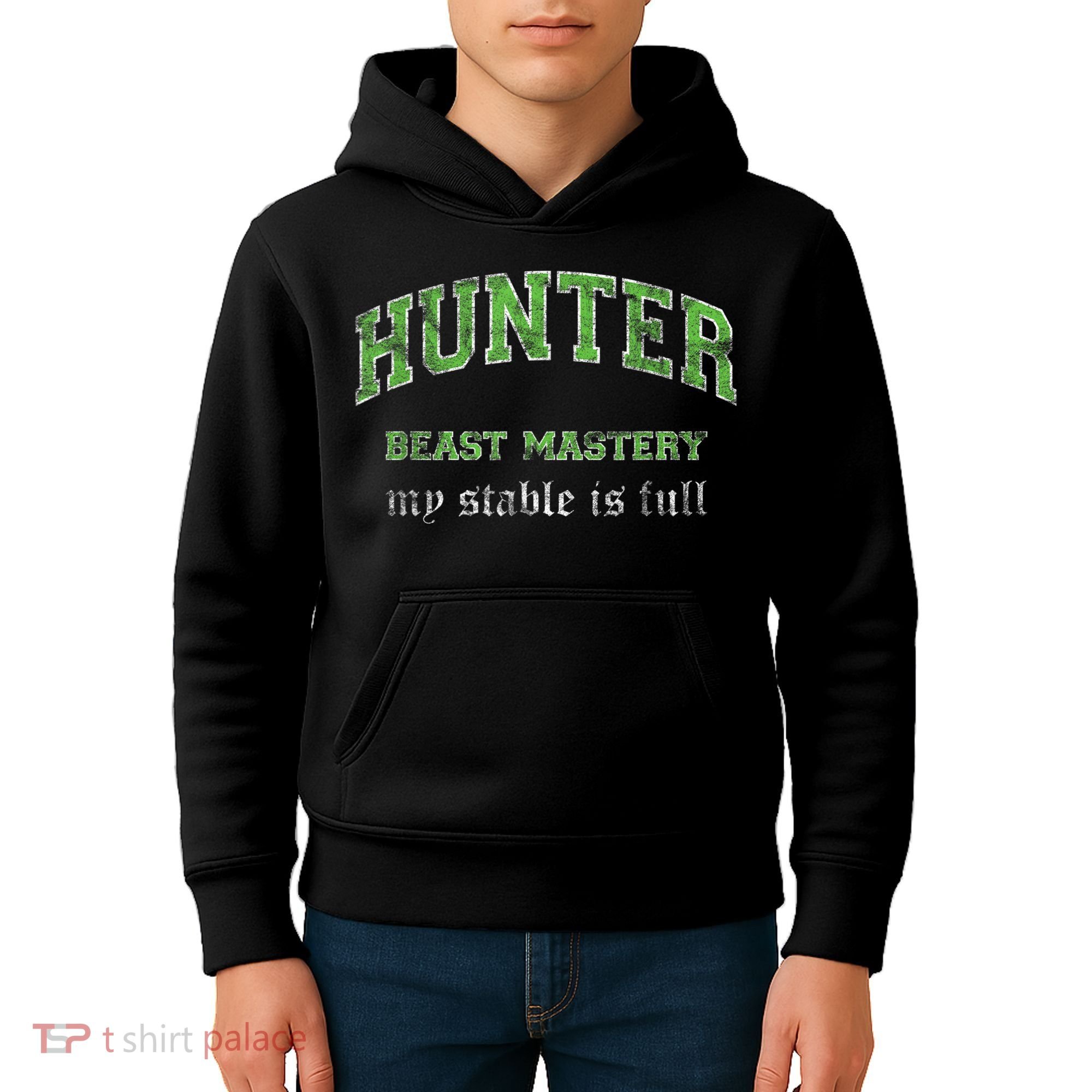 Beast Mastery Hunter MMO Gamer Kids Hoodie