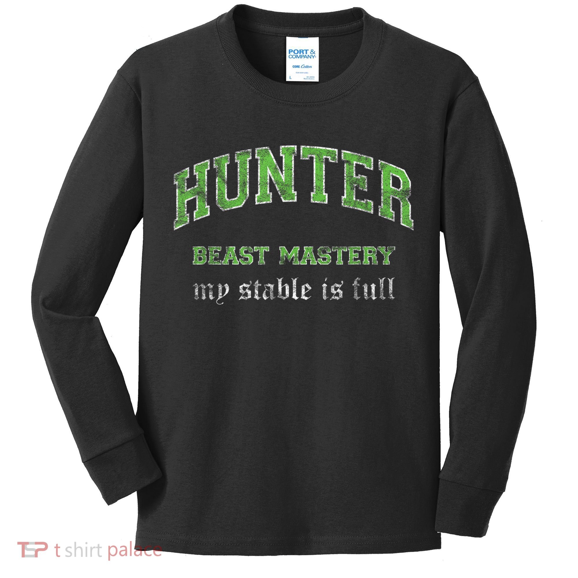 Beast Mastery Hunter MMO Gamer Kids Long Sleeve Shirt