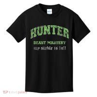 Beast Mastery Hunter MMO Gamer Kids T-Shirt thumb 0