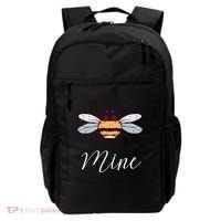 Bee Mine Honeybee Bumblebee Cute Retro Valentine's Day Gift Backpack thumb 0