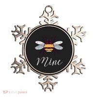 Bee Mine Honeybee Bumblebee Cute Retro Valentine's Day Gift Ornament thumb 0