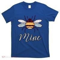 Bee Mine Honeybee Bumblebee Cute Retro Valentine's Day Gift T-Shirt thumb 0