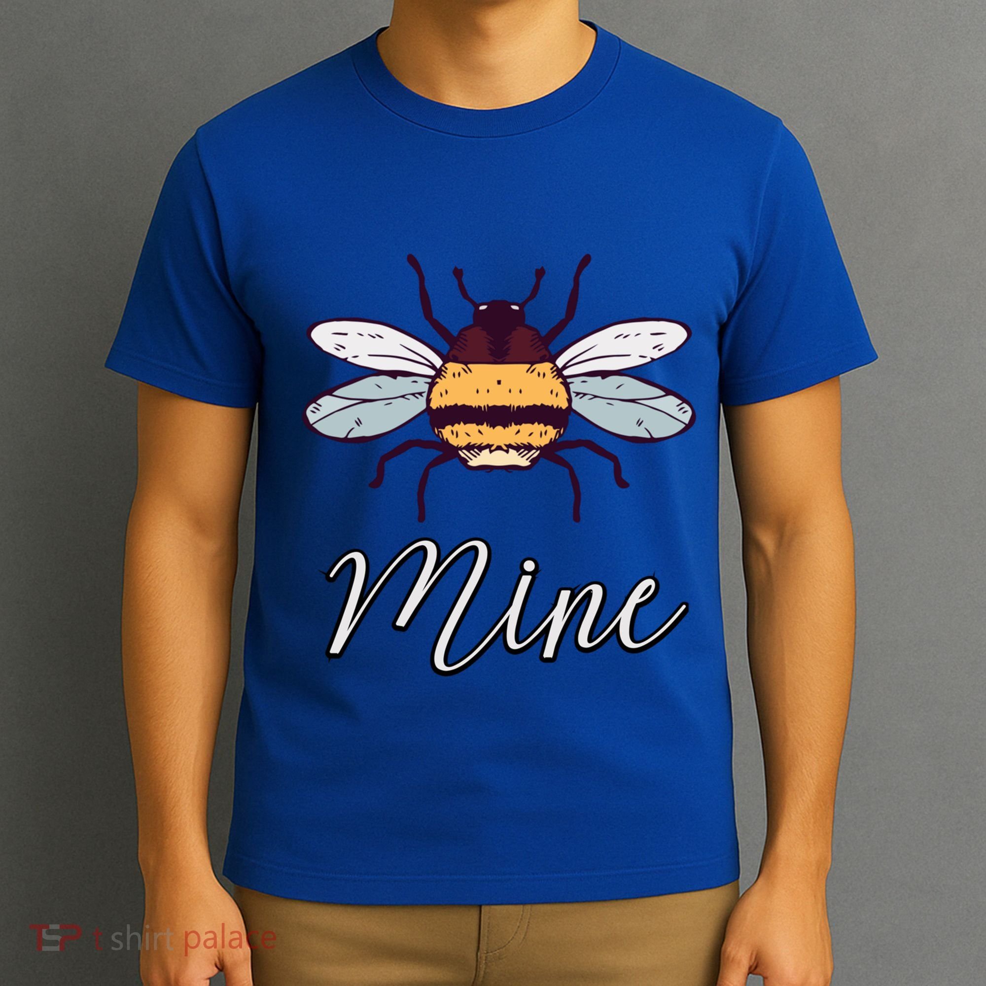 Bee Mine Honeybee Bumblebee Cute Retro Valentine's Day Gift T-Shirt