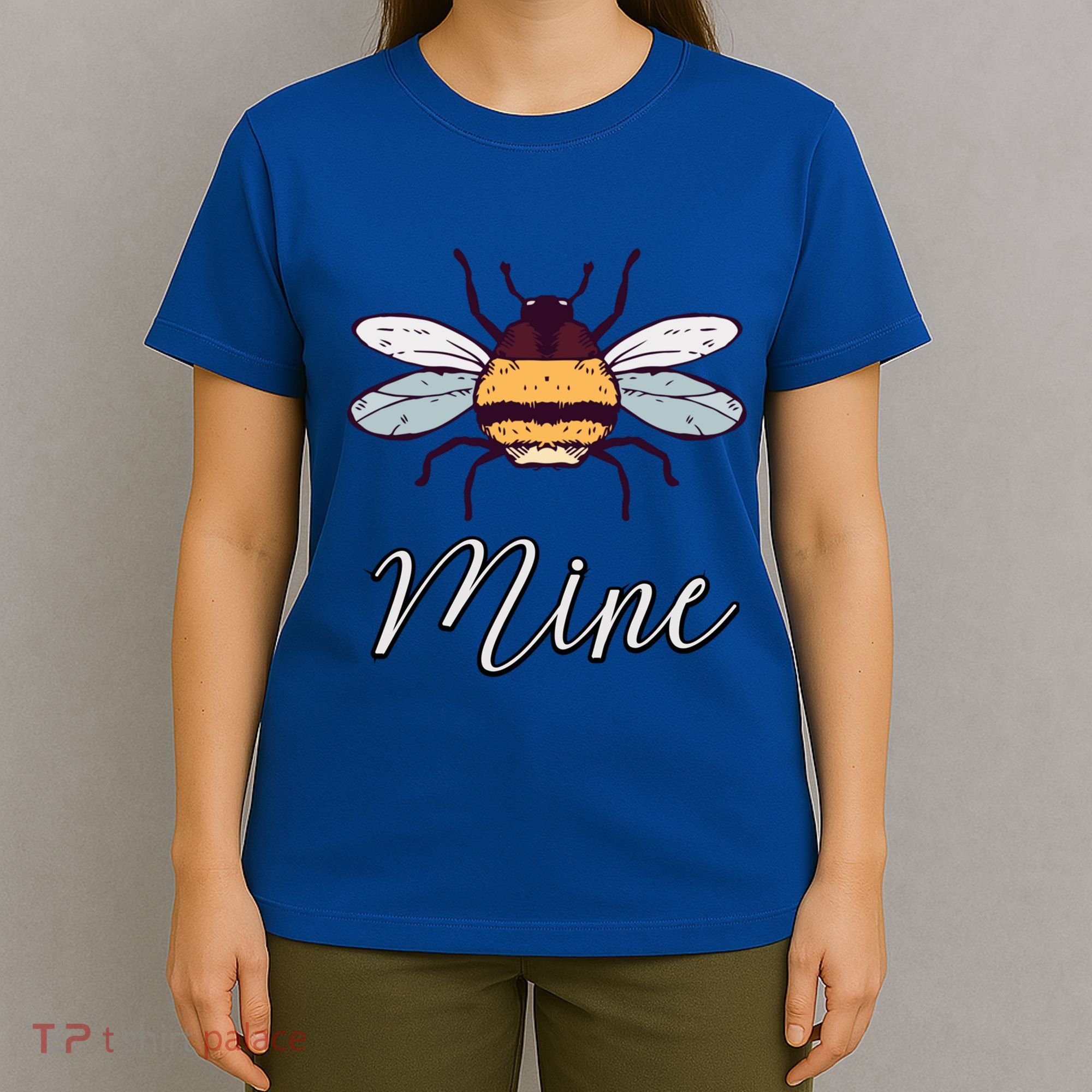 Bee Mine Honeybee Bumblebee Cute Retro Valentine's Day Gift T-Shirt