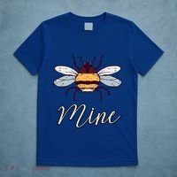 Bee Mine Honeybee Bumblebee Cute Retro Valentine's Day Gift T-Shirt thumb 5