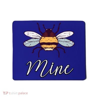 Bee Mine Honeybee Bumblebee Cute Retro Valentine's Day Gift Mousepad