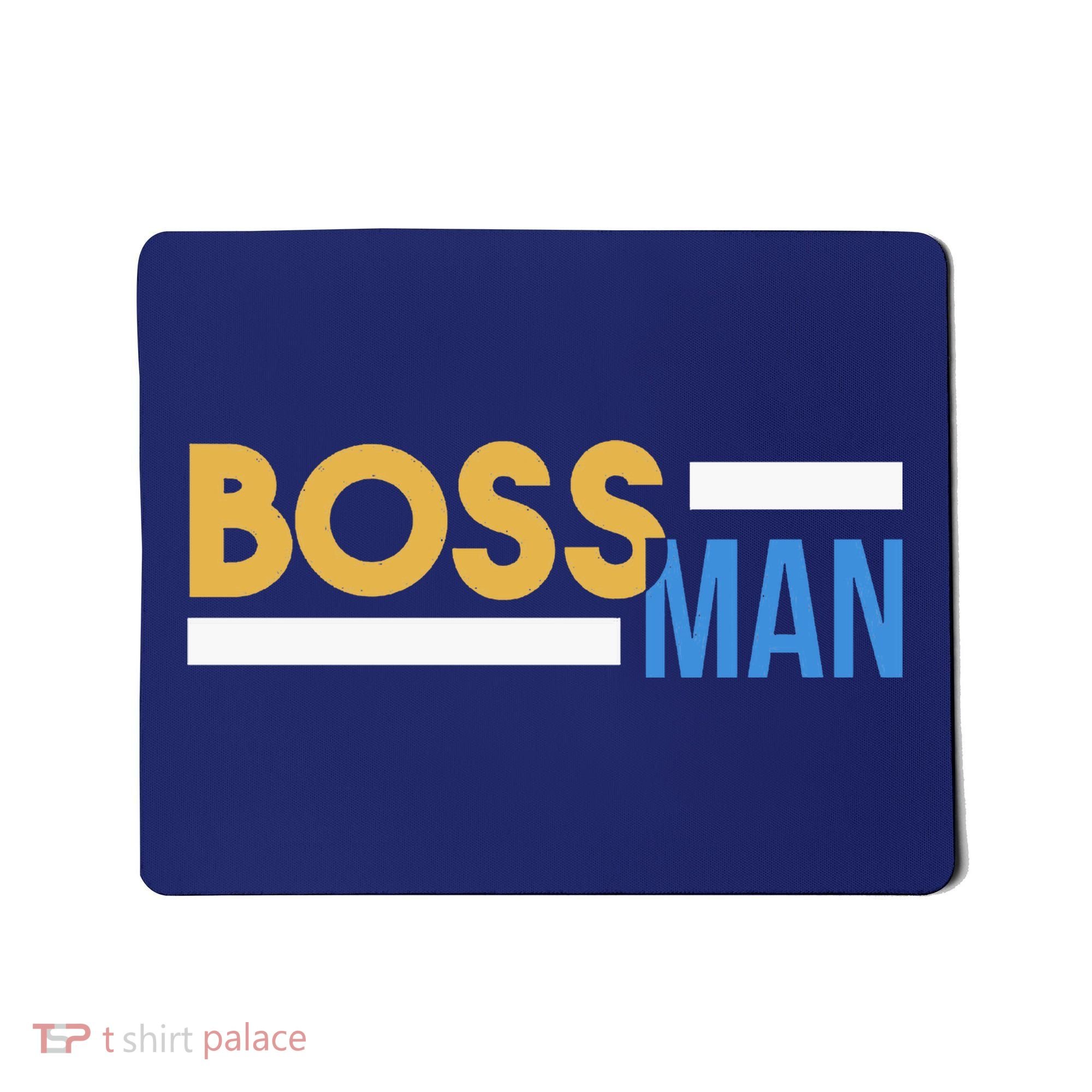 Boss Man Hoodie | Funny Mousepad