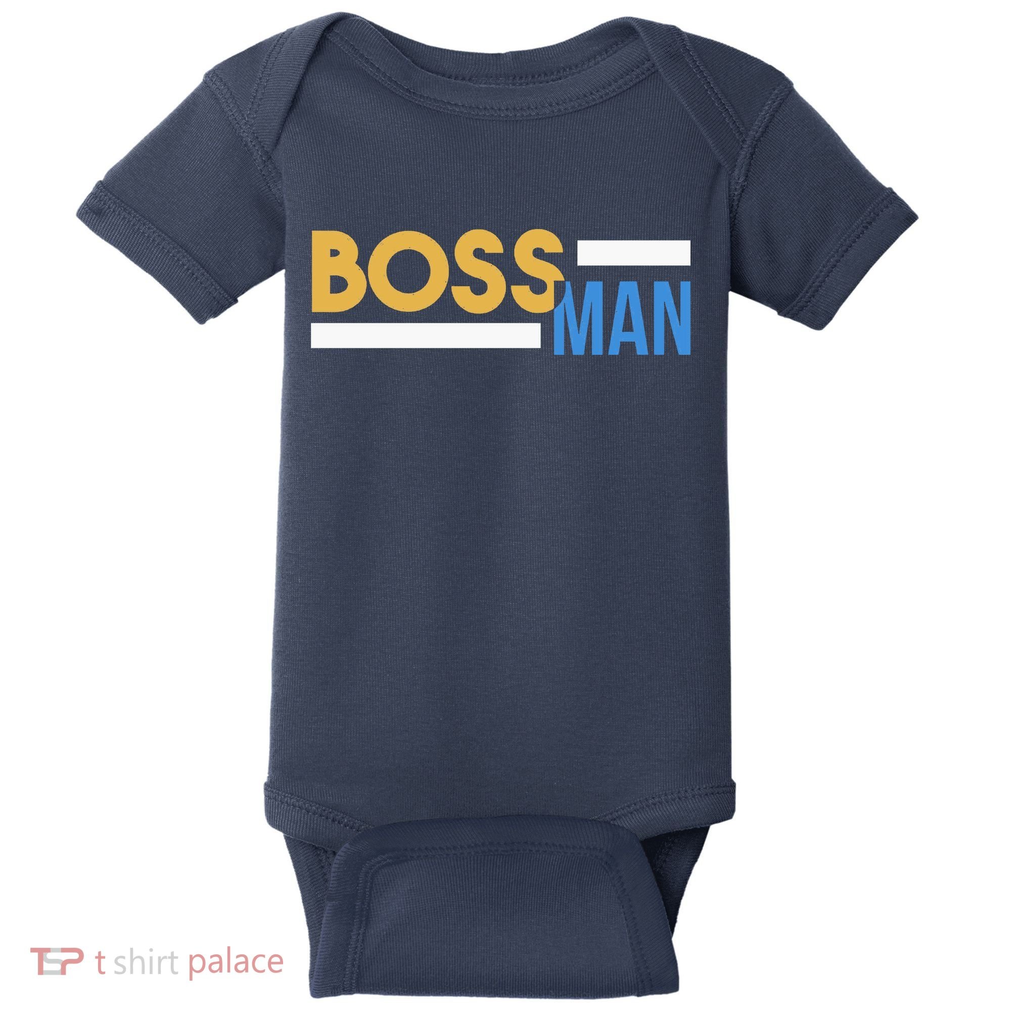 Boss Man Hoodie | Funny Baby Bodysuit
