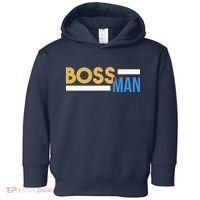 Boss Man Hoodie | Funny Toddler Hoodie thumb 0