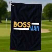 Boss Man Hoodie | Funny Golf Towel thumb 1