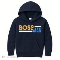 Boss Man Hoodie | Funny Kids Hoodie thumb 0