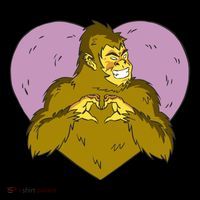 Bigfoot Monster Heart Cute Gift Coffee Mug thumb 5