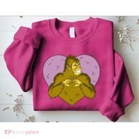 Bigfoot Monster Heart Cute Gift Sweatshirt thumb 2