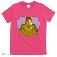 Bigfoot Monster Heart Cute Gift T-Shirt thumb 0